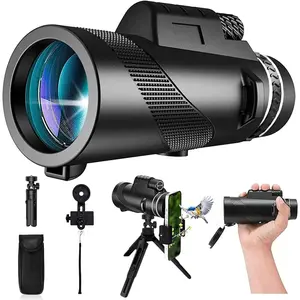 Monocular-Telescope  High Powered Monoculars High Definition for Adults High Powered with Smartphone Adapter Telescope Wildlife Bird Watching Travel Camping Hiking