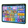 Trilingual Phonics Learning Pad for Ages 1-3 Toddlers - Montessori-Inspired BPA-Free Kids Baby Toy Tablet with Sounds, English/Spanish/French Speech, Animals, Instruments for Early Development, Birthdays