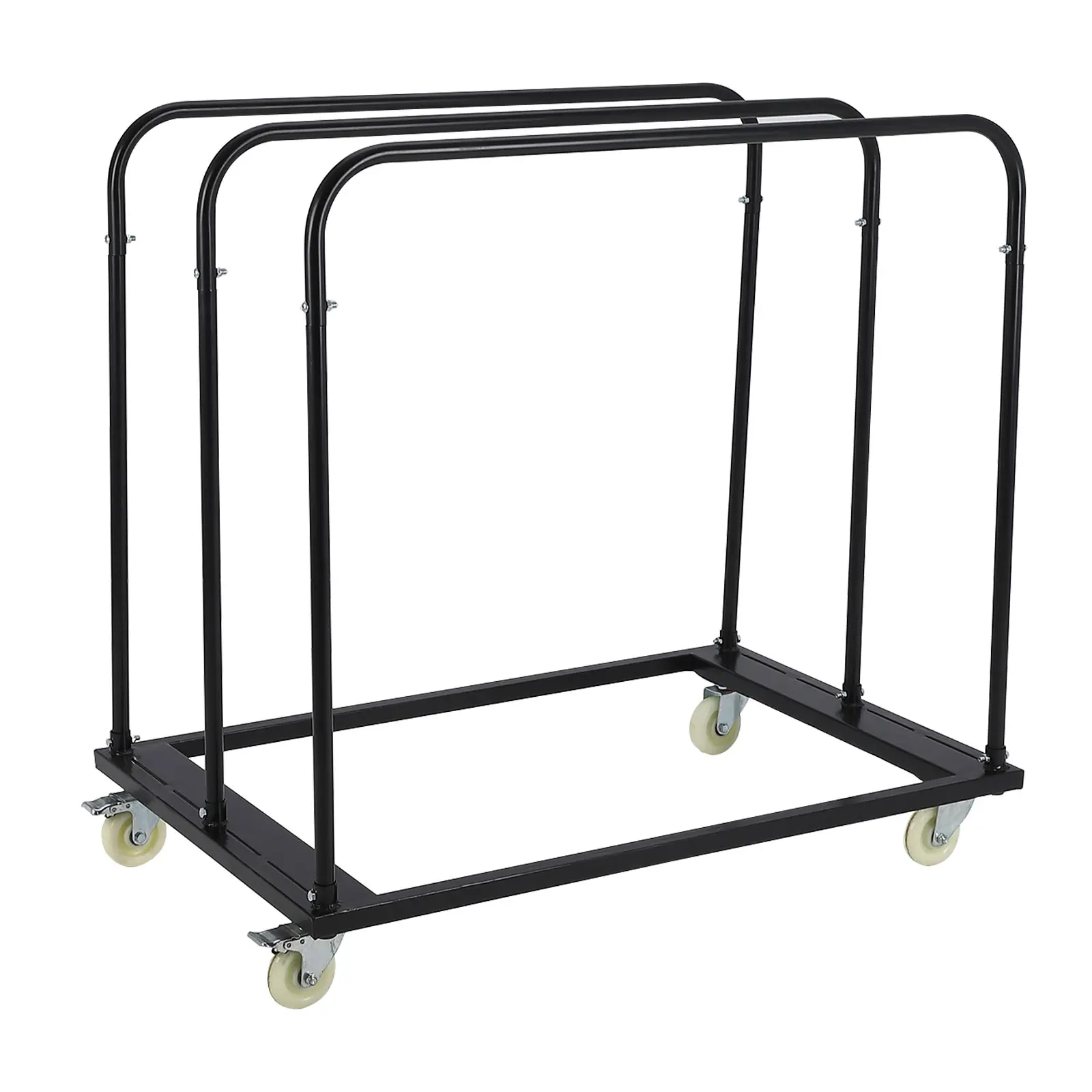 Heavy Duty Steel Panel Truck Cart, Flatbed with 1500 Lbs Capacity and 4 Swivel Casters Panel Cart for Lumber Drywall Mattress Transporting Dolly, Steel Board Platform Truck