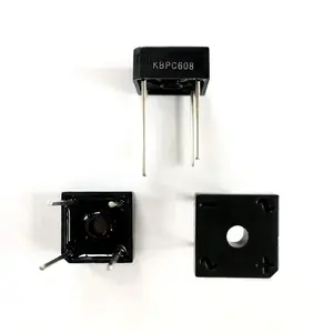 New 10Pcs for KBPC608 KBPC-608 KBPC608PBF 800V 6A DIP-4 Single Phase Silicon Bridge Rectifiers KBPC608-PBF