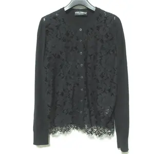 Pre-owned DOLCE & GABBANA Others Small Leather Goods Dolce&Gabbana Lace Knit Cardigan