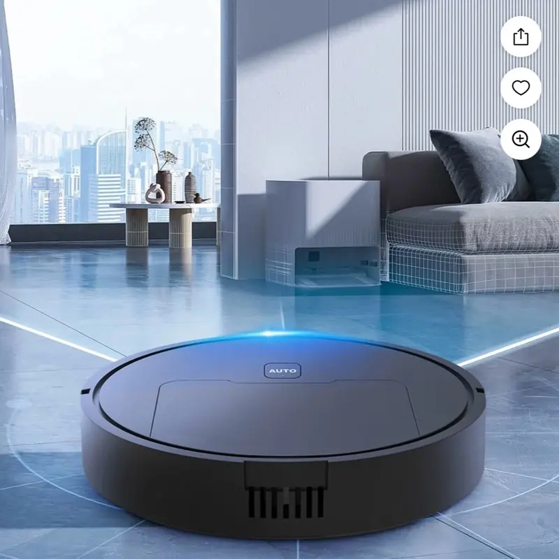 Ikohbadg 3-1 Robotic Cleaner with WiFi & APP Control Smart Home Vacuum for Efficient Cleaning