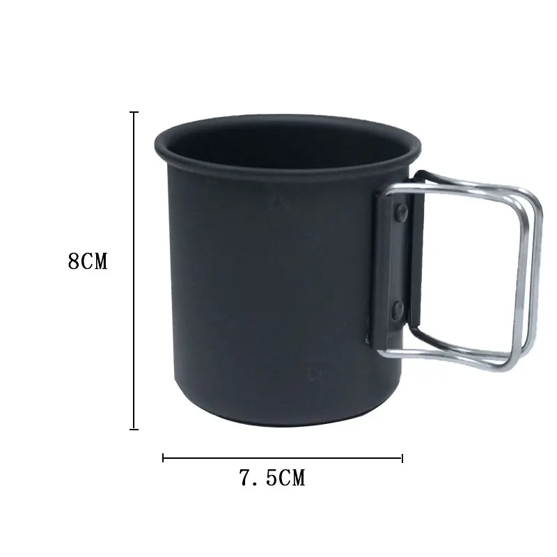 Outdoor Camping Foldable Mini Tea Cup, Portable Ultra-Light Aluminum Alloy Mug for Campgrounds & Picnics, Coffee Cup, Mini Water Cup