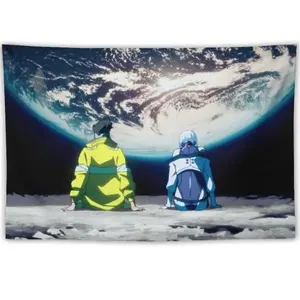 Cyber 2077 Edgerunners Anime Tapestry Wall Hanging Game Poster Home Bedroom Living Room Decor Art Banner Gift