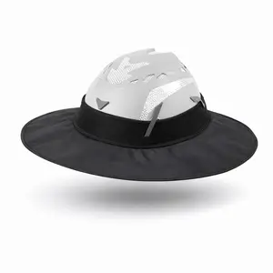 BARHAR Hard Hat Sun Shade for Climbing Helmet, 360° Helmet Brim Attachment, Lightweight Reversible Water-Resistant Hat Cover