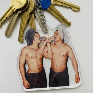 Heated Rivalry Drinking in Towel Acrylic Keychain, Hockey Romance Bag Charm, Heated Rivalry Hollanov Keychains