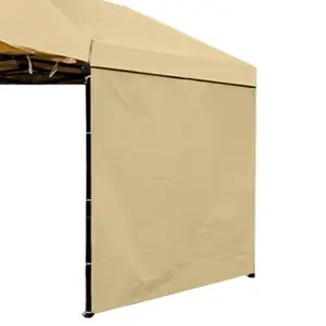 Canopy Sunwall Sidewall Gazebos Tent Waterproof for 10x10ft Pop up Straight Leg Gazebos Outdoor 1 Pcs Sidewall