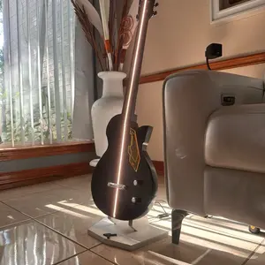 Kozo Guitar Beam  - Handcrafted Real Wood & Chrome Design with Remote Control