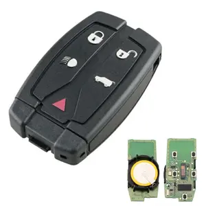 Land Rover Freelander 2 Five-Key Remote Key Shell Replacement, Original Style with Id46 Chip, Suitable for Damaged Repair