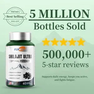 Flynew Optimal Potency Shilajit Ultra 60 Capsules Made in USA with Essential Minerals for Healthy Aging and Immune System Support - Healthcare Edible Fitness