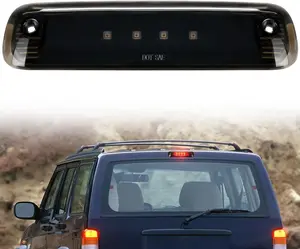 Nilight Third Brake Light Tail High Mount 3rd Stop Lights Smoked Lens Compatible with Jeep Cherokee 1997 1998 1999 2000 2001 SUV Accessories Rear Cab Lamp Red Vehicle