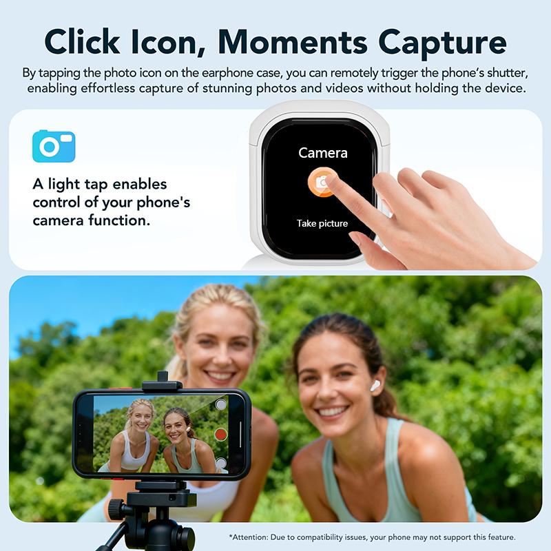 X55 New In Ear Bluetooth Earphones with LED Smart Touch Screen for Uploading Screen Wallpaper, Intelligent Active Noise Reduction, Bluetooth 5.4 Suitable for Gaming, Business, Sports, Daily Use, Compatible with PC, Android, and iOS, Preferred Gift X55 New In Ear Bluetooth Earphones with LED Smart Touch Screen for Uploading Screen Wallpaper, Intelligent Active Noise Reduction, Bluetooth 5.4 Suitable for Gaming, Business, Sports, Daily Use, Compatible with PC, Android, and iOS, Preferred Gift