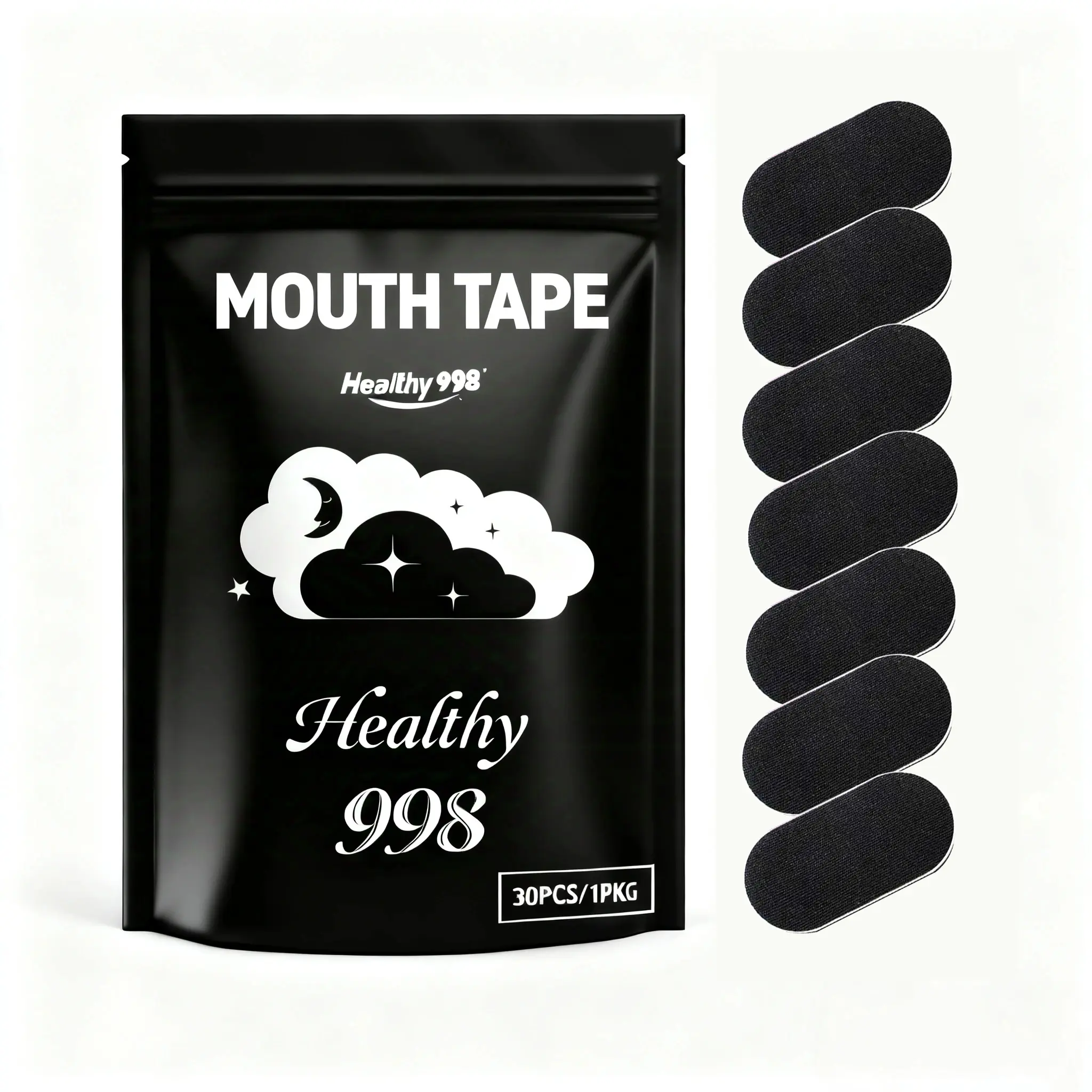 Healthy 998 Mouth Tape - 30PCS/1PKG - The Fighter Against Snoring - Effective Sleep Aid for Better Rest