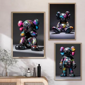 KAW, Kawfigure, Kawwall art, Kawposter, Kawposter set of 3, hypebeast decor, hypebeast posters, graffiti #557