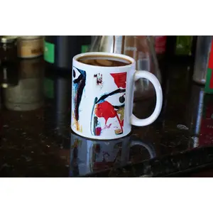 Frankenstein ART MUG - Alec Rose (high quality 11 oz. ceramic mug) each purchase supports orgs Feeding America and No Kid Hungry