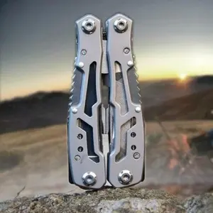 All Steel Locking Pliers Folding Knive Combination Tool for Home Garden Outdoor Emergency Multi Purpose Utility