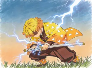 Zenitsu Sticker Zenitsu Sticker