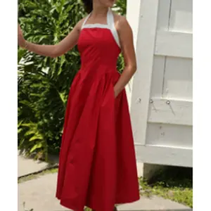 So Darling Midi Dress: Red/White