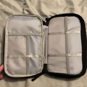 Product Review of Cable Storage Bag, Portable Double Layer Makeup Storage Box, Waterproof Stationary Storage Container, Travel Organization Pouch for Outdoor Travel, Gift Choice #TOP PICKS from C**e