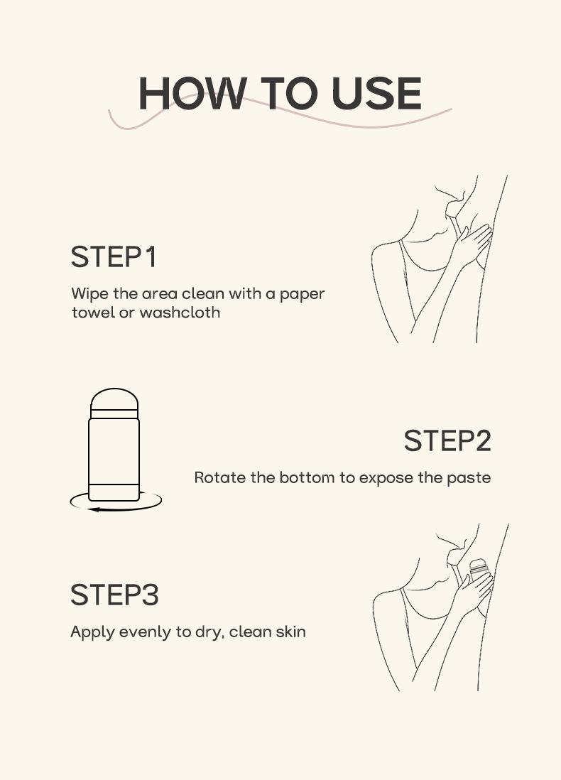 【Melao】Antiperspirant and deodorant stick with natural plant extracts