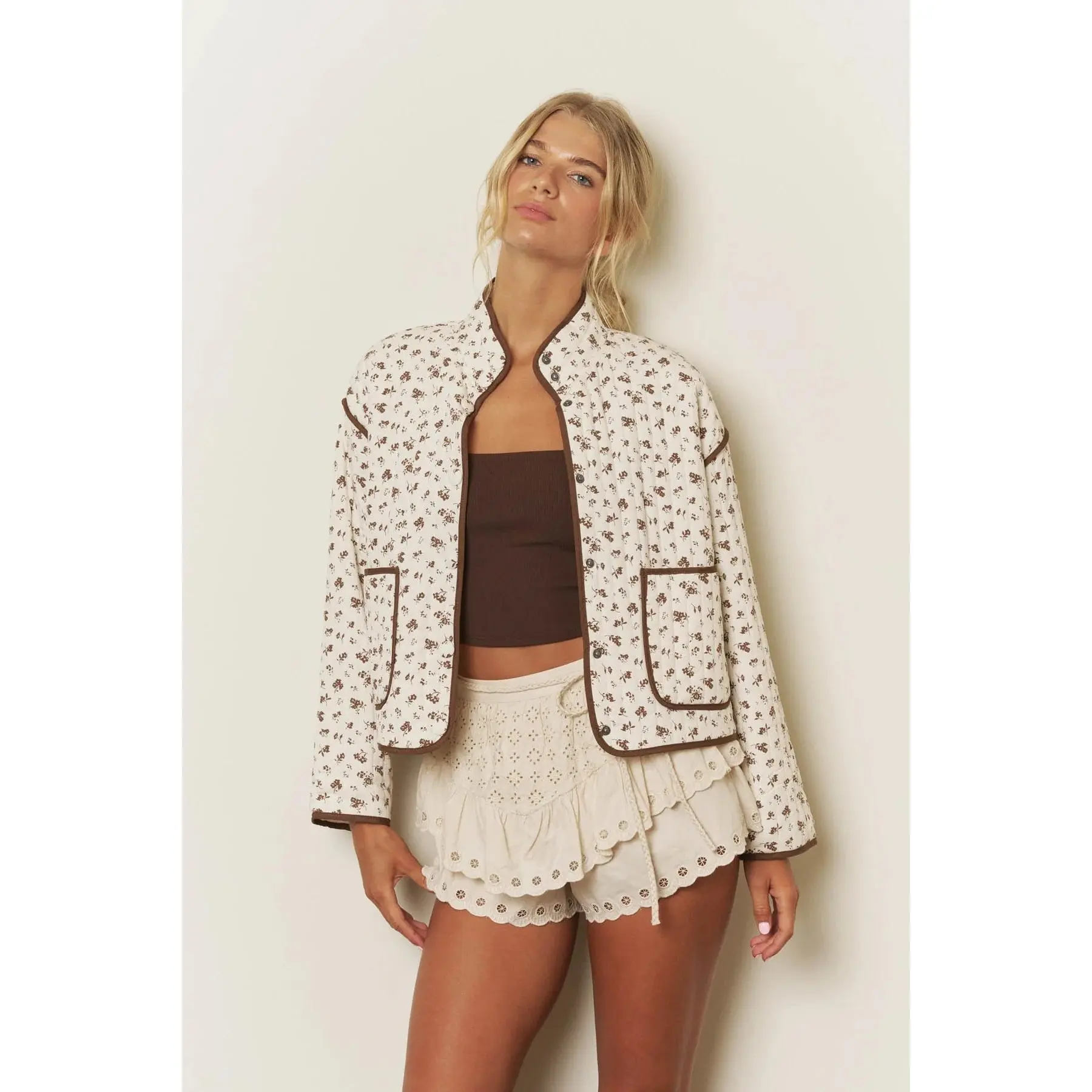 Floral Quilted Jacket