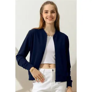 NINEXIS Zip Up Bomber Jacket