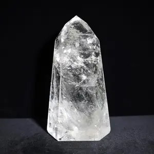 Polished Quartz Tower 2.2lb | Brazilian Quartz Crystal | Aesthetic Decor