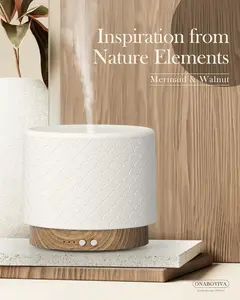 ONABOVIVA Essential Oil Diffuser, Ceramic Diffuser for Essential Oil