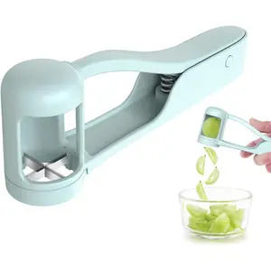Grape Cutter for Toddlers and Baby – Stainless Steel Quarter Fruit Slicer for Grapes, Cherry Tomatoes, Strawberries & Berries – One-Hand Push Fruit Cutter for Vegetable & Fruit Salad, Cake Decoration, Kids Snacks Kitchen Gadget(Sheet)