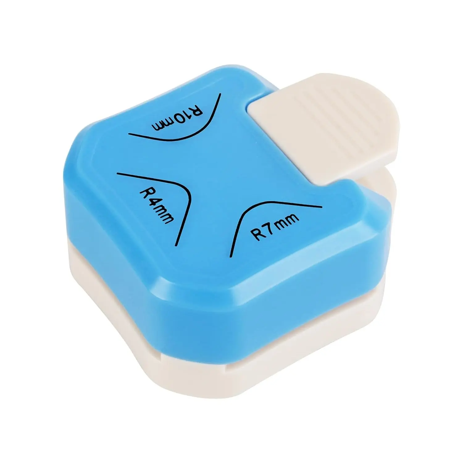 Paper Corner Rounder Punch, Corner Punch Corner Cutter Rounder for Cardstock, 3 in 1 (R4mm, R7mm, R10mm) Round Corners Cutter for Crafts, Card Making, Scrapbook Supplies, Craft Cutting Tool, Paper Cutters, Scrapbook Materials