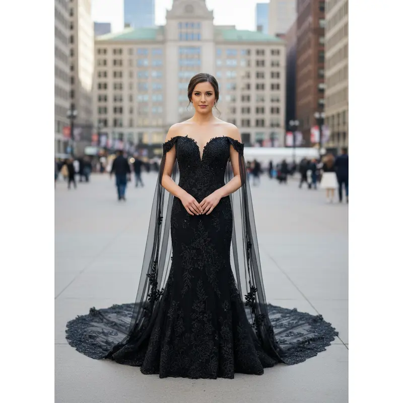 black mexican wedding dress - TikTok Shop