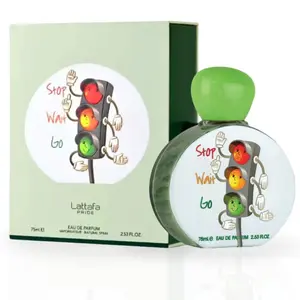 Stop Wait Go For Kids Eau De Parfum Spray 75ML (2.5 OZ) By Lattafa Pride | Fresh, Fruity, Gourmand Fragrance.