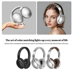 Retro Metal Over-Ear Bluetooth Headphones ✨ | Bluetooth 5.4, 40mm Driver for Deep Bass, 12H Playtime, Type-C Fast Charge. 3 Modes (Bluetooth/Aux/FM), 30° Flip, Soft Protein Earpads, 3 Colors, Ideal for Commute, Gaming & Music Lovers.