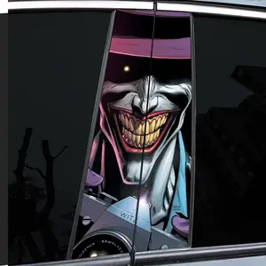 2 Pieces 2PCS Tide Cool Dark Secret Photographer Joker Car Stickers, Car Decals, Durable Vinyl, Semi-Matte, Easy to Stick - Perfect for Glass and Metal Surfaces, Sticker for cars