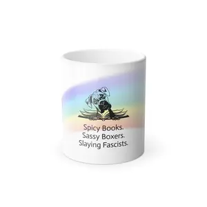 Color Morphing Mug 11oz Ceramic Heat-Reacting Glossy Finish Sturdy Grip Coffee Cup Reusable Washable Perfect Gift