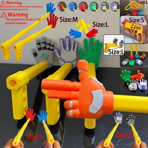 New 3D Printed Extendable Hand Prop, Telescoping Palm Prop Toy for Cosplay Halloween, Interactive Clapper Game&Party Favor Gift