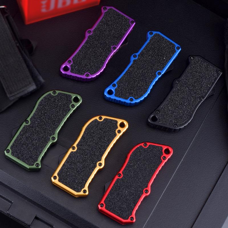 Box Cutter Pocket Knife, Utility Knife Retractable,EDC Auto Box Cutters Heavy Duty Cardboard Cutter, Razor Blade Boxcutters Box Cutter Folding Knife, With 5pcs Spare Blades