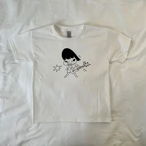 Yoshimoto Nara Rockstar Baby Tee, y2k clothing, Pinterest ,vintage, streetwear, trendy