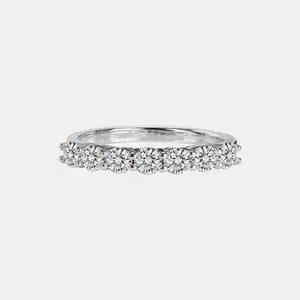【#27】925 STERLING SILVER Synthetic Moissanite RING