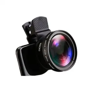 Wide Angle 0.45X Phone Lens Wide Angle Live Streaming Selfie Dedicated HD Macro Dual-in-One Glass Lens Camera