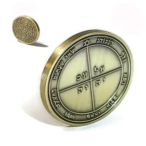 Fifth Pentacle of Mercury Coin – Solomonic Seal, 72 Names of God
