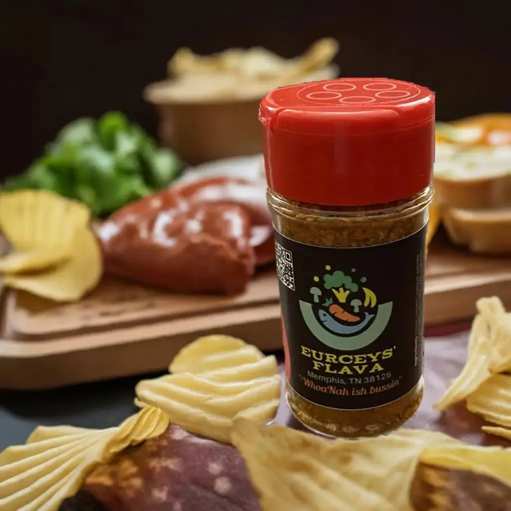 EURCEYS' FLAVA® CAJUN SPICES NO SODIUM "Cajun Spicy" Seasoning