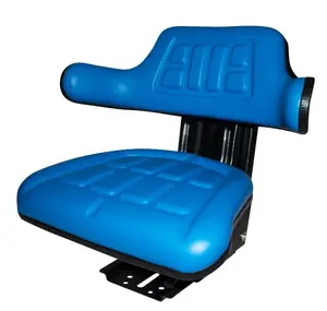 TRAC SEATS BLUE WAFFLE STYLE LONG TRACTOR SEAT W/ADAPTER 260 310 350 360 460 460DT 560 610 680DTC 910 2052 2360 2510 2610
