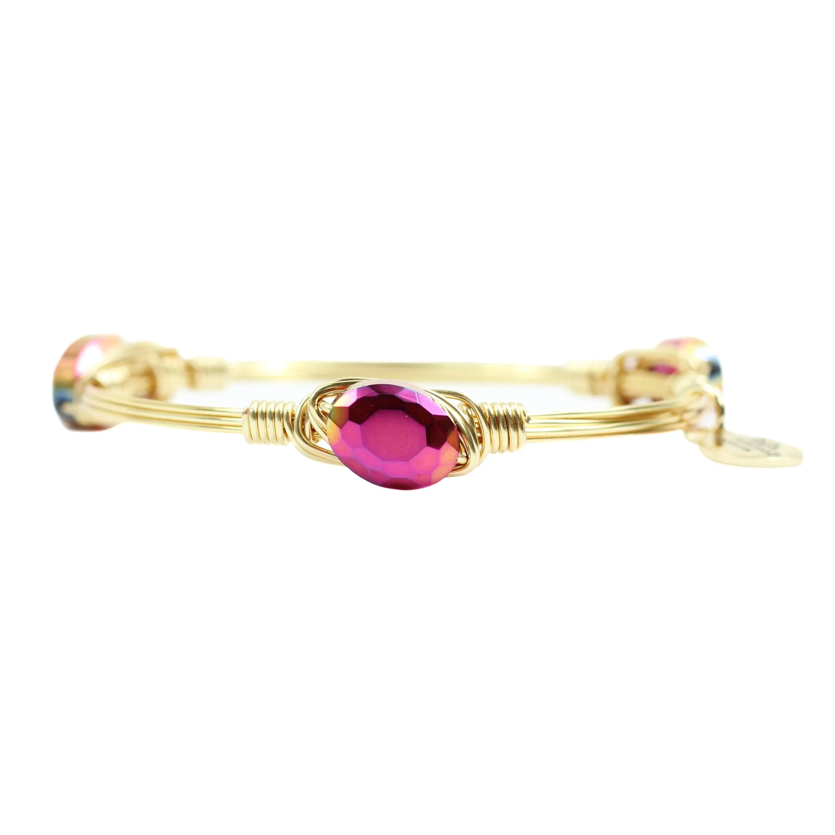 Kids' Magenta Iridescent Bangle