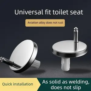 Stainless steel toilet seat fittings screws, universal toilet seat fixing, base connection