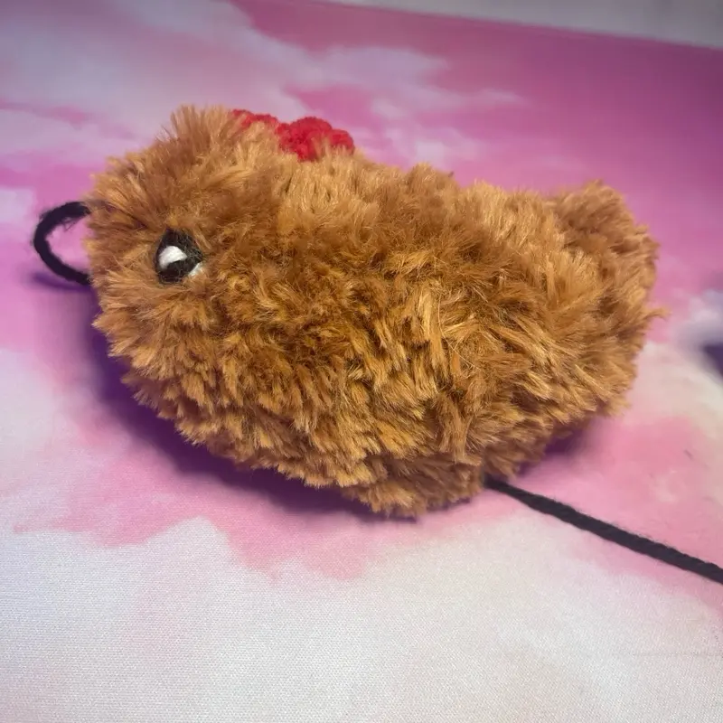 Crochet Amigurumi Zombie Chicken Plushie Stuffed Animal Toy