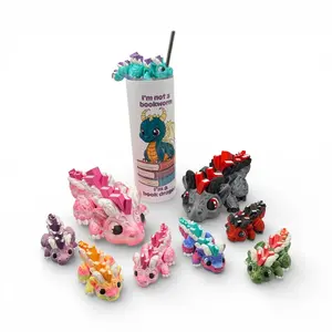 Book Dragons Articulated 3D Printed Sips