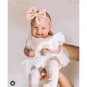 Knee High Socks in Beige