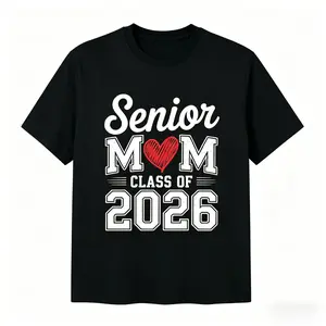 "Senior Mom Class of 2026 T-Shirt – Proud Parent Graduation Tee