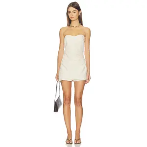ASTR the Label Haralda Romper in Oatmeal